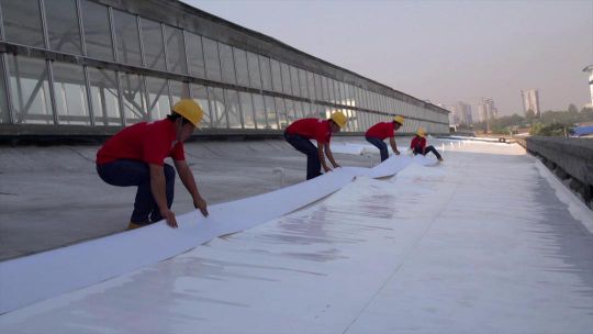 东方雨虹复合防水卷材在红旗长春基地项目的应用案例